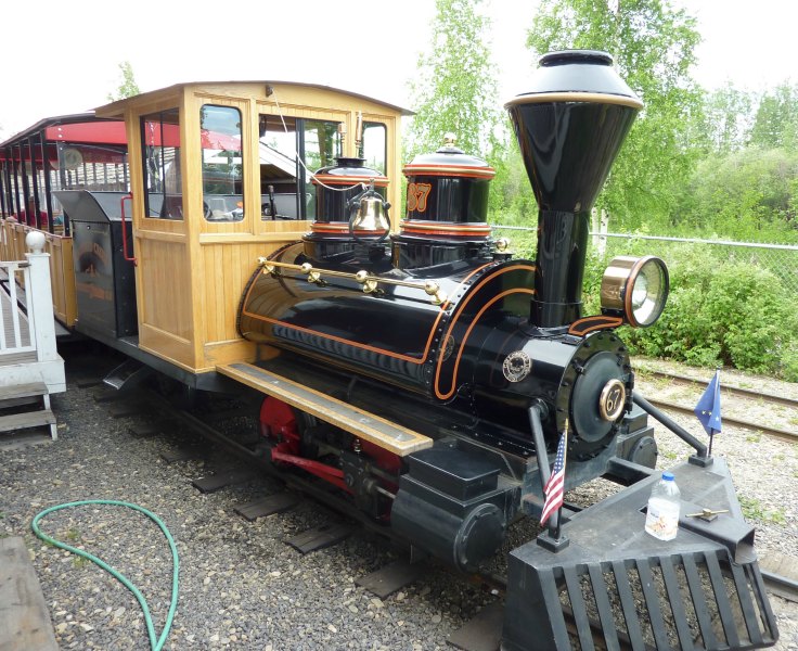 Pioneer Park ride the railroad